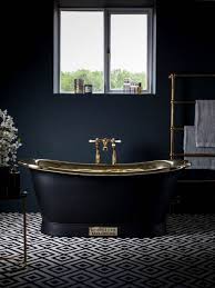 If you have the space for it, consider using some greenery like a single flower and vase to emphasize the natural feel of the décor. 32 Dark Moody Bathroom Designs That Impress Digsdigs