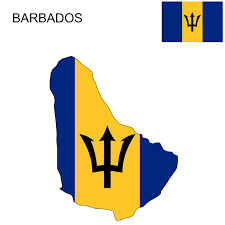Image result for images for the barbados Flag