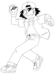 Pokemon Ash Coloring Pages Printable Pokemon Coloring Pages Pikachu Coloring Page Pokemon Coloring