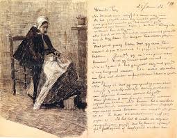 A Letter From Van Gogh Van Gogh Art Artist Van Gogh Van Gogh Drawings