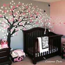 Looking for nursery decorating ideas? Love The Tree Marianne M Your Brother Is Convinced You Can Paint This On Our Wall Modern Baby Nursery Baby Nursery Decor Baby Girl Room