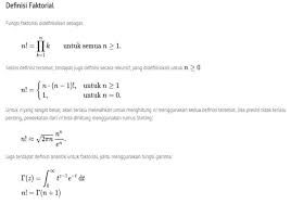 Faktorial Matematika Beserta Contoh Soal Dan Jawaban Pinterpandai