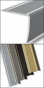 Dekoratives laminat als restposten im shop von parkettkaiser auswählen und kaufen. Treppenkantenprofil Glory Silber L Form Inklusive Rutschhemmender Vinyl Einlage 17mm Hohe Erhaltlich In 4 Farben Und 3 Langen 90cm Amazon De Baumarkt