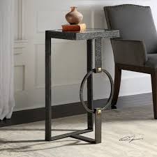Hiliritas Burnished Steel End Table Ideias Ikea Moveis Industriais Ideias Estantes