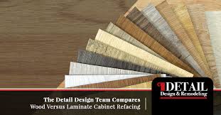wood versus laminate cabinet refacing