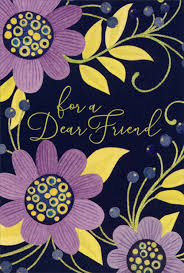 Check spelling or type a new query. Pictura Purple Flowers On Black Nicole Tamarin Patchwork Birthday Card For Dear Friend Walmart Com Walmart Com