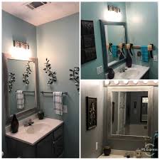 The ombre yarn has a cool, boho look that adds a luxurious pop to any room. Diy Bathroom Mirror Frame Hometalk