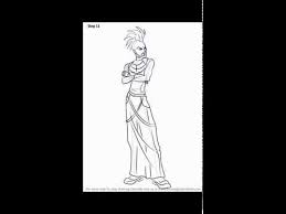 How To Draw Duman From Winx Club Winx Club Drawings Character Drawing
