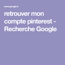 Retrouver Mon Compte Pinterest Recherche Google Mon Compte Modele Tricot Bebe Gratuit Compte Pinterest