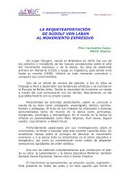 Laban Ese Pensador Del Movimiento Expresivo Que