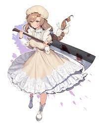 A type of white blood cell, she has many roles within the immune system, and is depicted as a sweet and motherly woman in a maid outfit who wields a meat cleaver with terrifying ease. Macrophage Hataraku Saibou Zerochan Anime Image Board