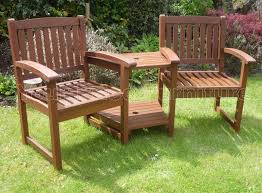 Henley Corner Love Seat Hardwood Garden Bench 1 2 Price Deal