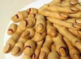 Witch Finger Cookies For Halloween Witch Finger Cookies Finger Cookies Witches Fingers