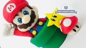 You could also use polymer clay / fimo if you do not need it to be. Super Mario Bros Cake Topper Tutorial Youtube