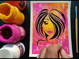 Poster Colour Painting Step By Step For Beginners Youtube Poster Color Painting Creative Painting Poster Colour