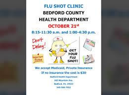 ✉ like what you're reading? Free Flu Shots For Bedford County Families