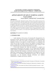Facultatea de construcții, cadastru și arhitectură, este o facultate cu 4 programe de studii înrudite, cu mare cerere pe piaţa muncii. Pdf Applicability Of Gis In Nominal Assets Valuation