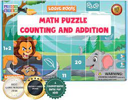 Twilight fairies seek and find glow puzzle. Buy Logic Roots Math Puzzle For Kids Counting Game For 3 5 Year Olds 6 Foam Puzzles With 7 10 Pieces Each Preschool Montessori Math Stem Learning Gift For Kids