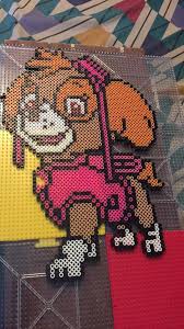 Voir plus d'idées sur le thème pat patrouille, patrouille, anniversaire pat patrouille. Udibile Cumulo Di Rifiuti Ispirazione Skye Paw Patrol Hama Beads Natura Selvaggia Metano Politico