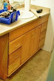 Maple is a blotchy species, and when it meets oil based stain = disaster. Staining Oak Cabinets An Espresso Color Diy Tutorial Monica Wants It