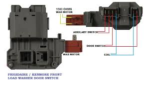 The washing machine runs off 120vac at 60 hz, so there's a circuit to convert it from single to three phase, which then powers the motor. Fixed Ltf2940es0 Frigidaire Washer Door Or Lid Won T Lock Applianceblog Repair Forums