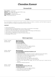 Consistently recognized for fresh and innovative ideas and applications. Professional Web Designer Resume Example Kickresume