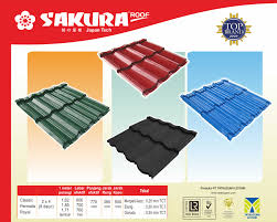 55 % alumunium) per lembar : Sakura Roof Genteng Metal 2 Genteng Metal Si Mantap Facebook