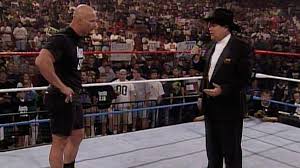 Stone cold steve austin, a.k.a. Stone Cold Steve Austin Nails Jim Ross With The Stunner Ground Zero In Your House 1997 Wwe