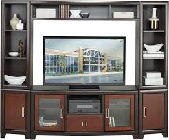 Winton Chocolate 4 Pc Wall Unit Home Entertainment Entertainment Center Wall Unit Wall Unit