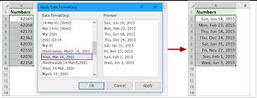 The days column shows the number of days in the month. How To Convert Numbers To Year Month Day Or Date In Excel