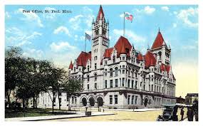 Vintage Saint Paul Minnesota Postcard The Post Office In St Paul Published By R Steinman Company Circa 1920 Minnesota Post Office Saints
