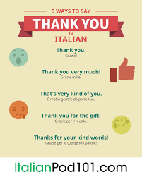 A 20 minute stop for coffee una pausa di 20 minuti per il caffè. How To Say Thank You In Italian Italianpod101