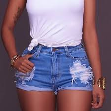 Womens Girls Vintage High Waisted Denim Shorts Jeans Hot Pants Size 6 8 10 12 14 High Waisted Shorts Denim Hot Pants Denim Shorts