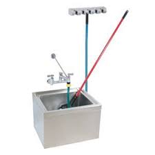 stainless steel mop sink kit 12&quot
