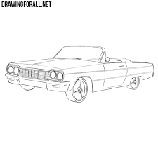 Über 80% neue produkte zum festpreis. How To Draw A Chevrolet Impala 1964