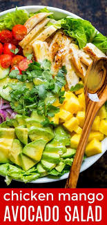 Chicken Mango Avocado Salad Cheesecake Factory Natashaskitchen Com Bloglovin Avocado Salad Recipes Mango Avocado Salad Chicken Salad Recipes
