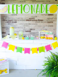 Lolly jane took a lemonade stand she found at a garage sale and spruced it up with fabric for a homemade i know the plans i have for you shares a natural wood lemonade stand and printables and easy decoration ideas for the stand. 3 Lemonade Stand Decoration Ideas To Attract Business By Love The Day