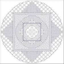 Full Circle Free Mandala Cross Stitch Charts Blackwork