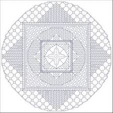 Full Circle Free Mandala Cross Stitch Charts Blackwork
