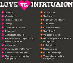 Are You In Love Or Infatuated Pinterest Love Blog Infatuation Vs Love Infatuation Quotes Infatuation