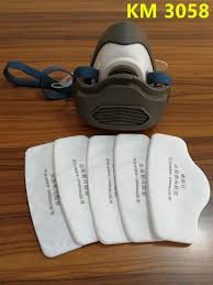 Satin Almak Yeni Km3058 Anti Toz Maskesi Filtresi Boya Puskurtme Kartusu Maske Cartridges Workplace Safety Mask