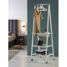 The maximum load capacity of this commercial rolling clothes rack is 330 pound, strong enough for your storage needs. Metal Clothes Rack With Wheels Urban