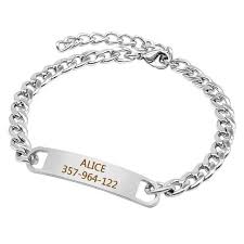 Personalized Chain Collar Customized Dog Collar Tags Custom Dog Collars Dog Collar