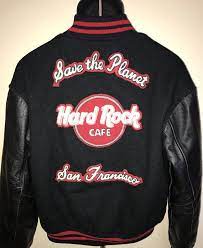80s Hard Rock Cafe Bomber Jacket Vintage Spring Snow Ski Coat Etsy Bomber Jacket Vintage Vintage Windbreaker Jacket Hard Rock