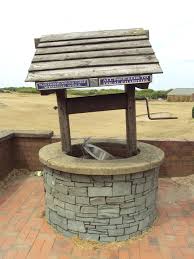 A statue of mary the mother of jesus placed in a bathtub half buried under the ground. Wishing Well Wikipedia