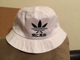 Adidas Bucket Hat Black And White Very Rare Kyc Vintage Stussy Adidas Logo White Bucket Hat Sz Medium Kycvintage Bucket Hats Vintage Bucket Adidas