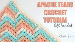 Left Handed Crochet How To Crochet Apache Tears Bella Coco Crochet Youtube Apache Tears Crochet Pattern Left Handed Crochet Crochet Patterns