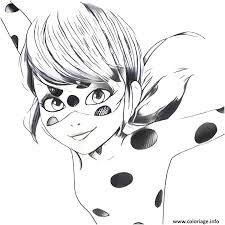 Puis, utilise un vert assez clair aussi pour son masque. Coloriage Miraculous Ladybug Chat Noir Visage Dessin Ladybug Miraculous A Imprimer