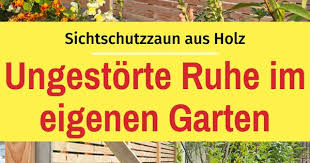 Sichtschutzzaun Holz Selbst De In 2020 Sichtschutzzaun Sichtschutzzaun Garten Sichtschutzzaun Holz