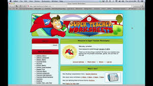 Super Teacher Worksheets Ednak